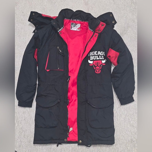 Men's Black and Red Jacket